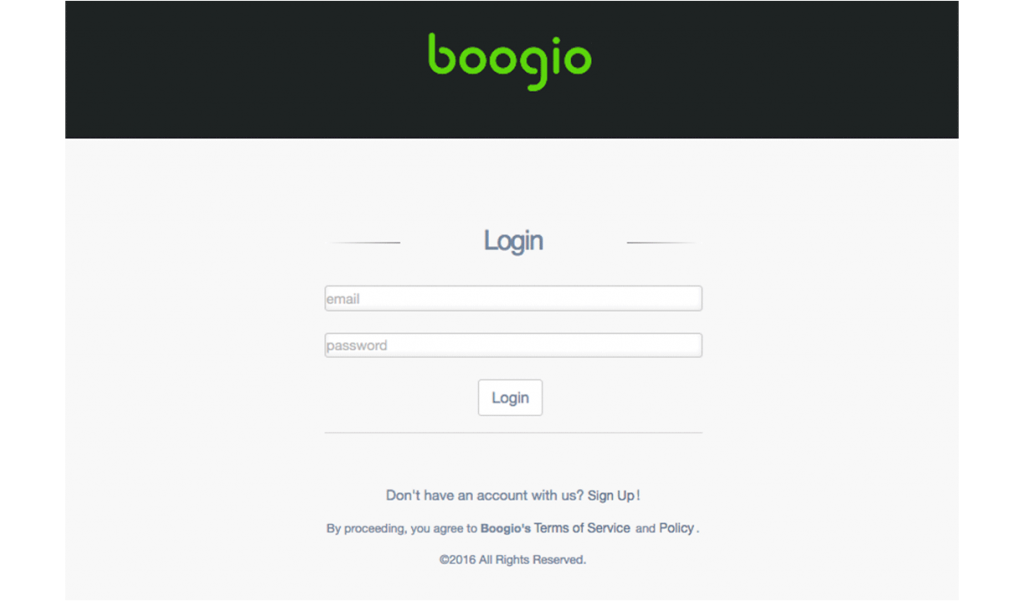 Use Case – Boogio Web Portal – ProtoComplete